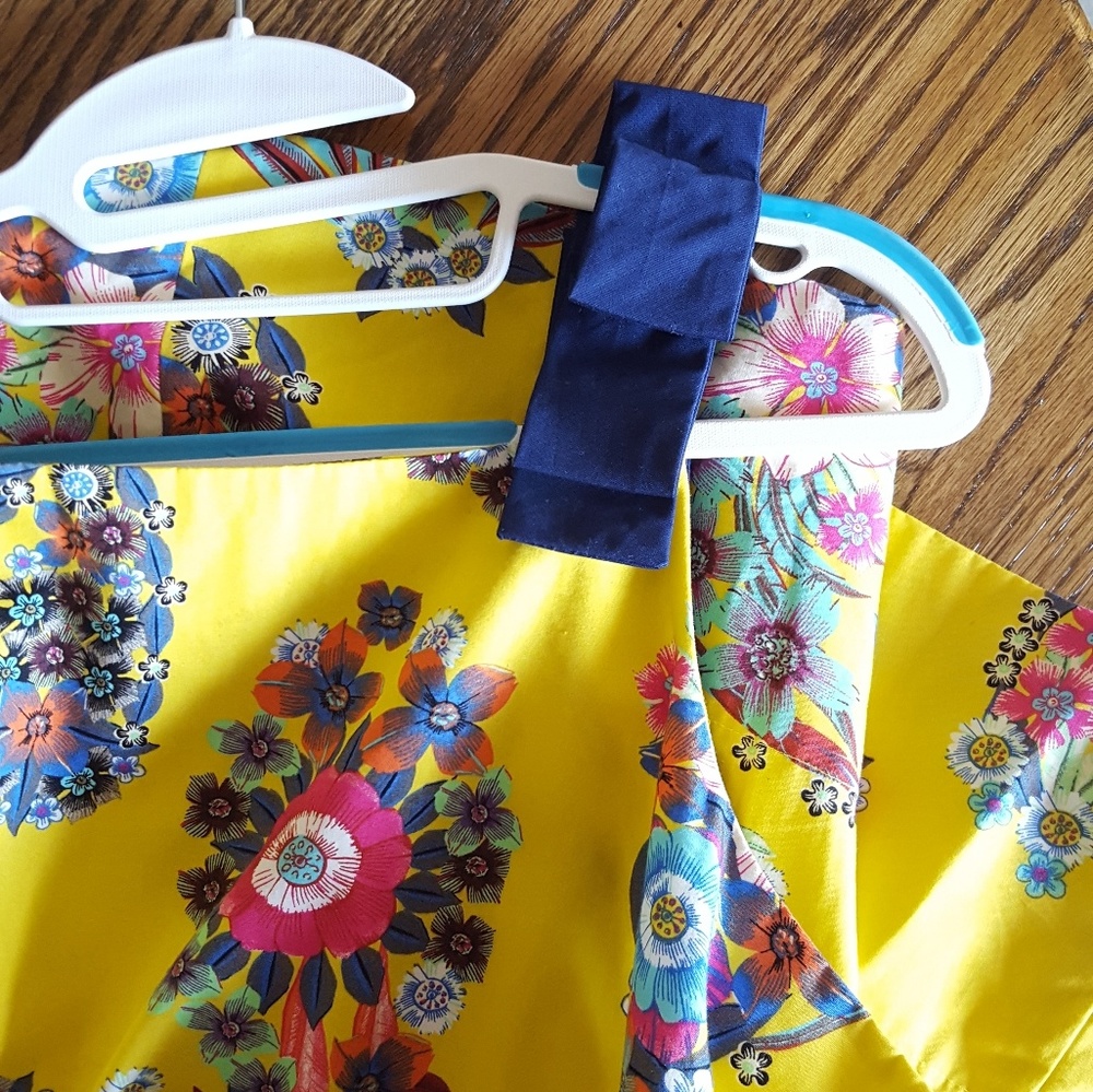 Bright Yellow Maeve Anthropologie Sunniva Dress, L